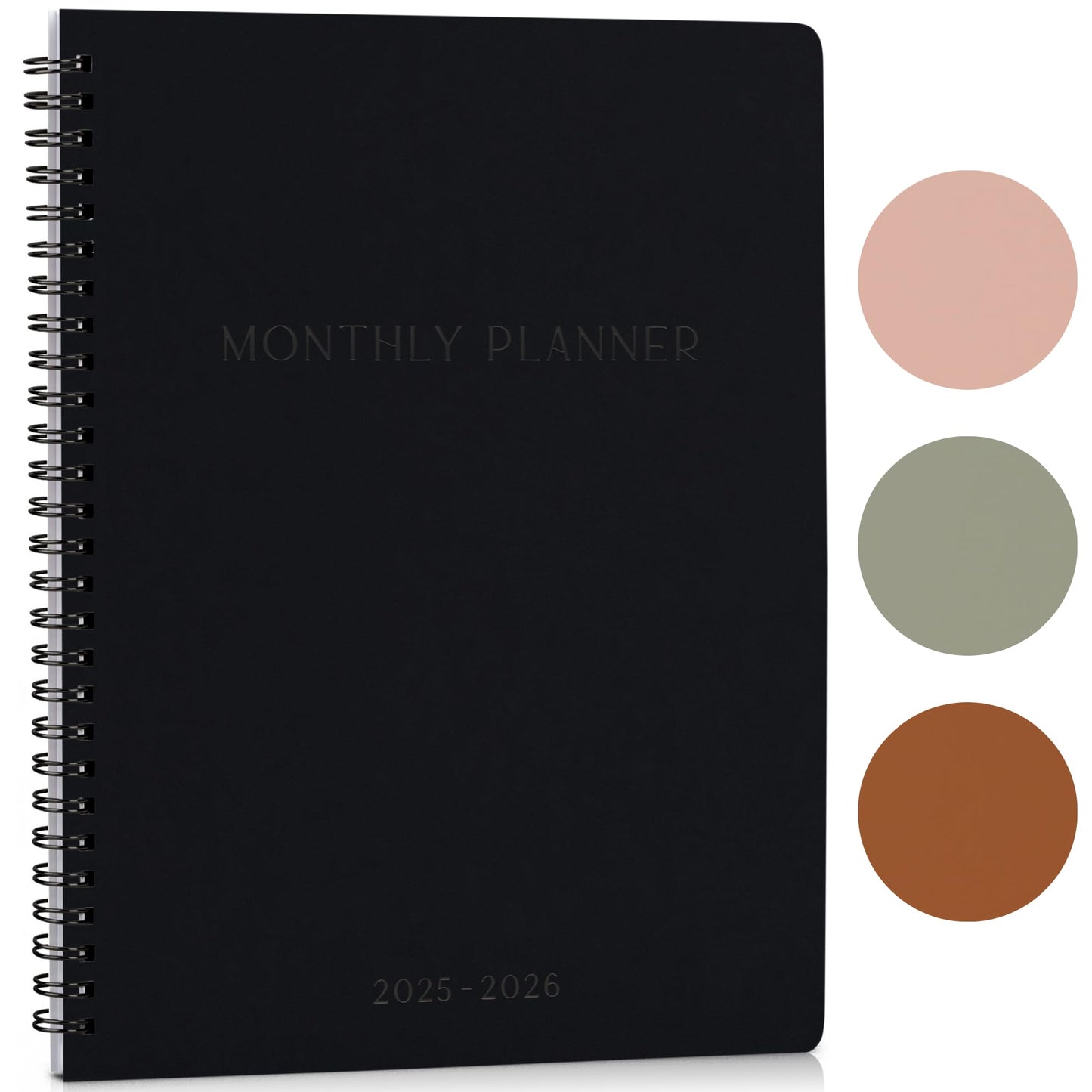 Beautiful 2025-2026 Monthly Planner and Calendar Book - Aesthetic To Do List Notebook That Easily Organizes Your Tasks to Boost Productivity - Runs From January 2025 Until December 2026