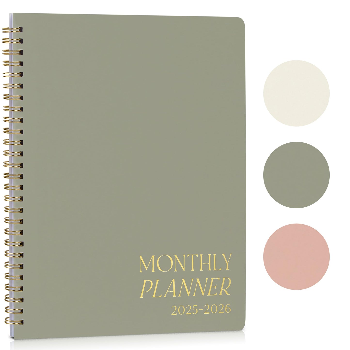 Beautiful 2025-2026 Monthly Planner and Calendar Book - To Do List Notebook That Easily Organizes Your Tasks to Boost Productivity - Runs From January 2025 Until December 2026