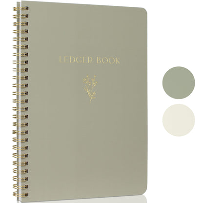 Easy to Use Accounting Ledger Book - The Perfect Expense Tracker Notebook for Your Small Business - Beautiful Personal Finance Checkbook, Income and Expense Log Book