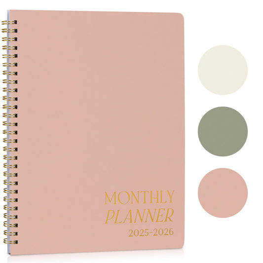 Beautiful 2025-2026 Monthly Planner and Calendar Book - To Do List Notebook That Easily Organizes Your Tasks to Boost Productivity - Runs From January 2025 Until December 2026