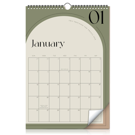 Aesthetic 2025-2026 Wall Calendar - Runs from January 2025 Until July 2026 - The Perfect Wall Hanging Calendar Planner for Easy Organizing