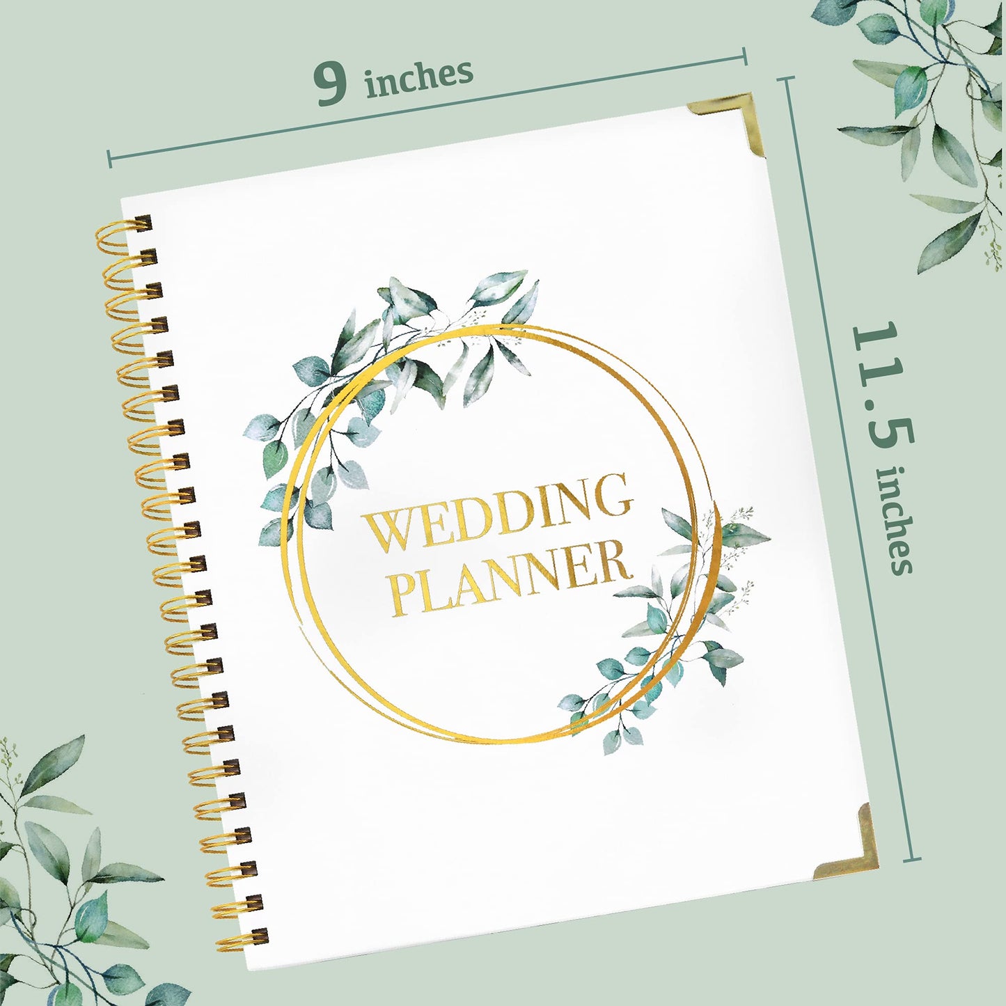 Beautiful Wedding Planner Book and Organizer - Effortlessly Plan Your Perfect Day with Style and Ease - Lovely Engagement Gift for Future Couples / Brides and Grooms