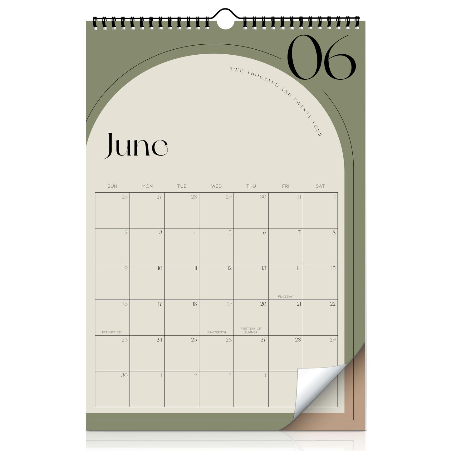Aesthetic 2024-2025 Wall Calendar - Runs from June 2024 Until December 2025 - The Perfect Wall Hanging Calendar Planner for Easy Organizing