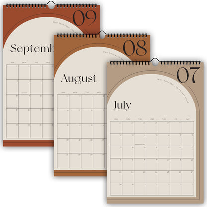 Aesthetic Minimalistic 2024 Wall Calendar - Runs from June 2023 Until December 2024 - The Perfect Monthly 2023-24 Calendar Planner for Easy Organizing