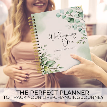 Beautiful Linen Pregnancy Journal and Memory Book for Boys and Girls Bundle - Lovely Must Have Gift for First Time Moms - The Perfect Planner to Track Your Little Ones Life-Changing Journey