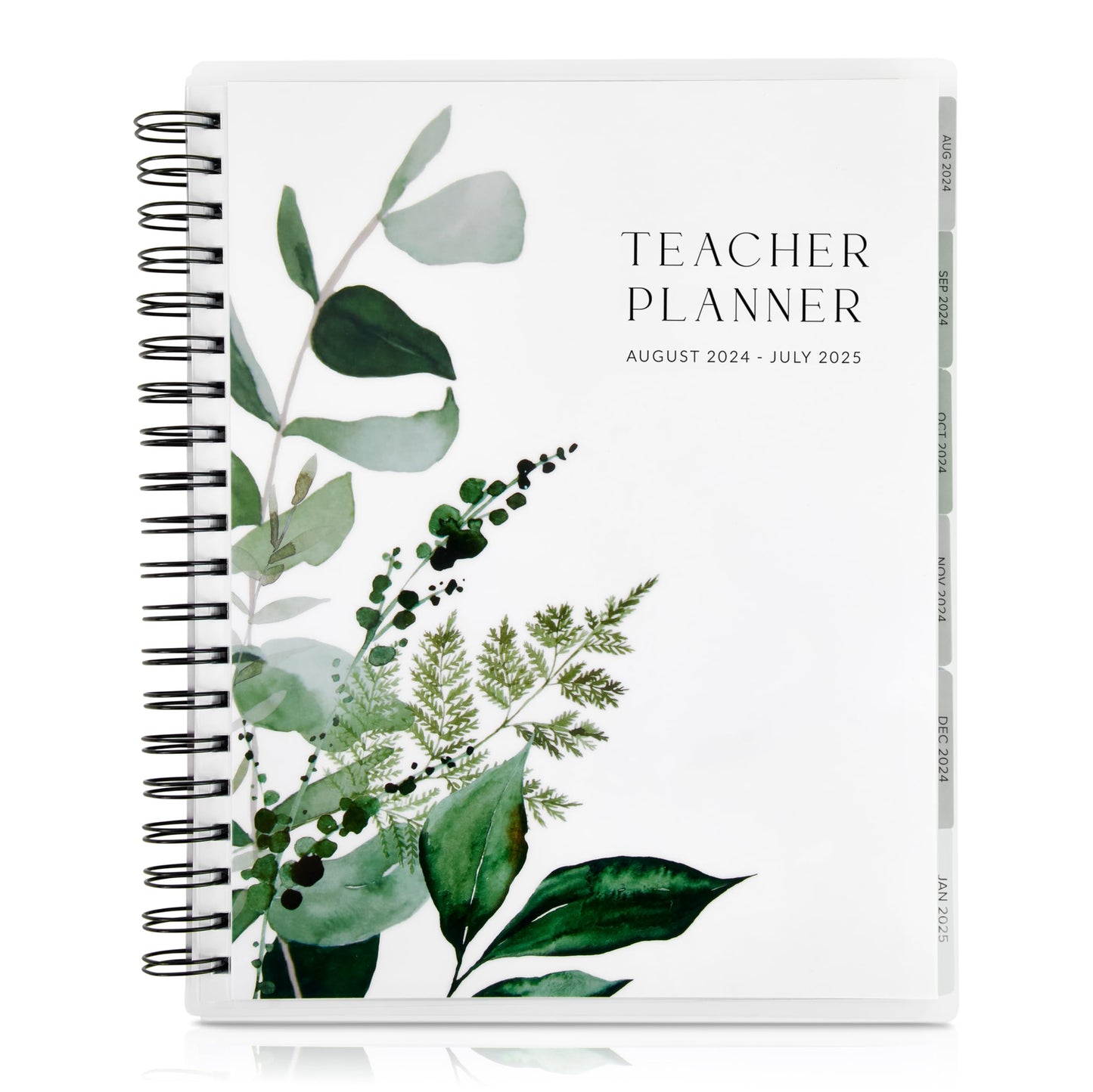 Simplified Teacher Planner For The 2024-2025 Academic School Year - Your All Incl. 8.5" x 10.5" Lesson Plan Book Supplies - Easily Organize Your Daily, Weekly & Monthly Classroom/Homeschool Schedule