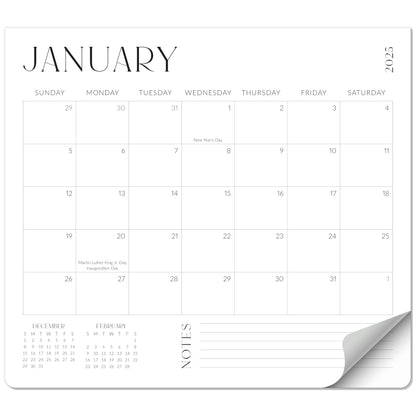 Beautiful 2025-2026 Magnetic Fridge Calendar - Runs From January 2025 Until July 2026 - The Perfect Monthly Refrigerator Calendar for Easy Organizing