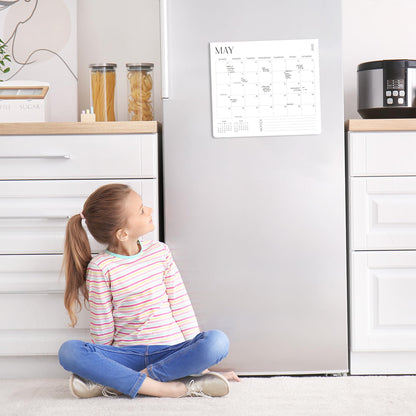 Beautiful 2025-2026 Magnetic Fridge Calendar - Runs From January 2025 Until July 2026 - The Perfect Monthly Refrigerator Calendar for Easy Organizing