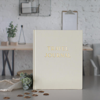 Beautiful Travel Journal For Women - Linen Adventure Diary and Planner To Give As a Gift - The Perfect Journal to Keep All your Travel Memories For Years To Come