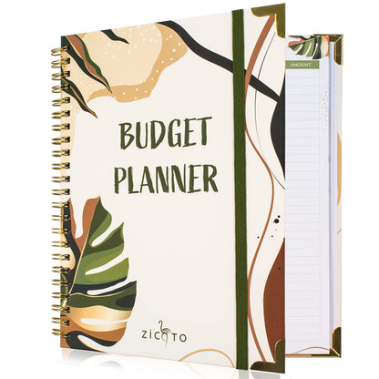 Easy to Use Monthly Budget Planner - 12 Month Financial Organizer with Expense Tracker Notebook - Monthly Money Budgeting Book That Manages Your Finances Effectively