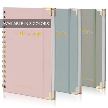 Beautiful Thick Meeting Notebook For Work - Perfect To Keep Track Of +200 Meetings - Stylish And Effective Office Planner Supplies for Women & Men to Organize All Your Agendas Or Business Projects