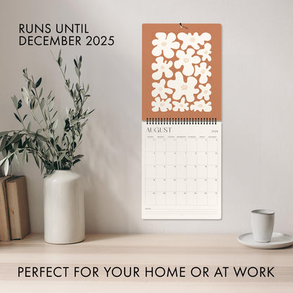 Aesthetic 2024-2025 Wall Calendar - Runs from June 2024 Until December 2025 - The Perfect Matisse Style Calendar Planner for Easy Organizing