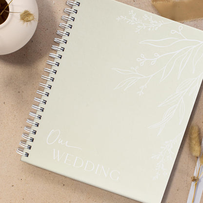 Beautiful Minimalistic Wedding Planner Book and Organizer - Enhance Excitement and Makes Your Countdown Planning Easy - Unique Engagement Gift for Newly Engaged Couples, Future Brides and Grooms