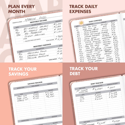 Simplified Monthly Budget Planner - Easy Use 12 Month Financial Organizer with Expense Tracker Notebook - The 2023-2024 Monthly Money Budgeting Book That Manages Your Finances Effectively