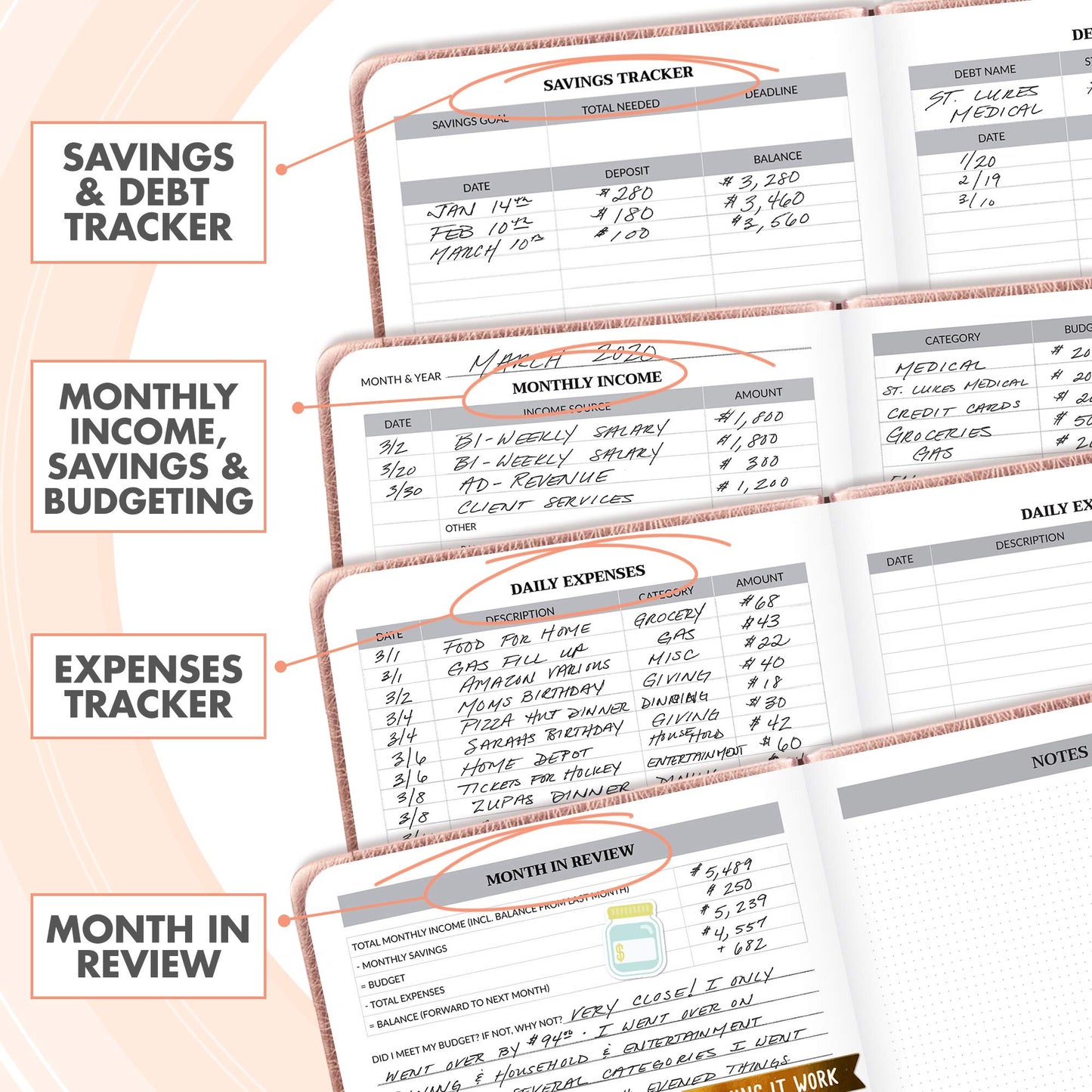 Simplified Monthly Budget Planner - Easy Use 12 Month Financial Organizer with Expense Tracker Notebook - The 2021-2022 Monthly Money Budgeting Book That Manages Your Finances Effectively
